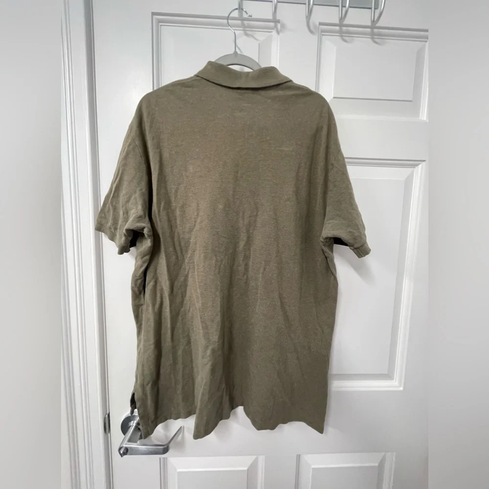 Excellent used condition men’s XL polo by Ralph Lauren short sleeve olive polo - Picture 5 of 5